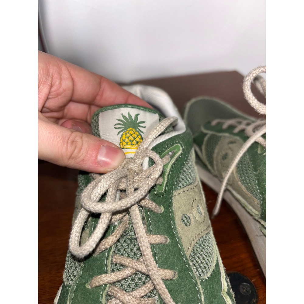 Saucony Shadow 6000 RFG Earth Pack Artichoke Green Vegan Shoes Sz 7.5 S70639-1 - Picture 6 of 9